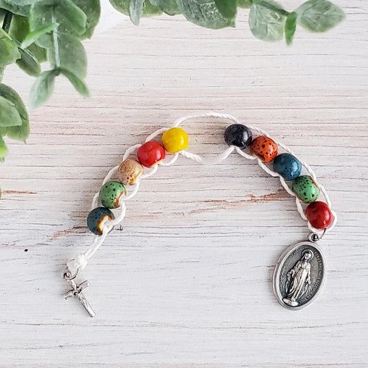 Rainbow Ceramic Sacrifice Beads