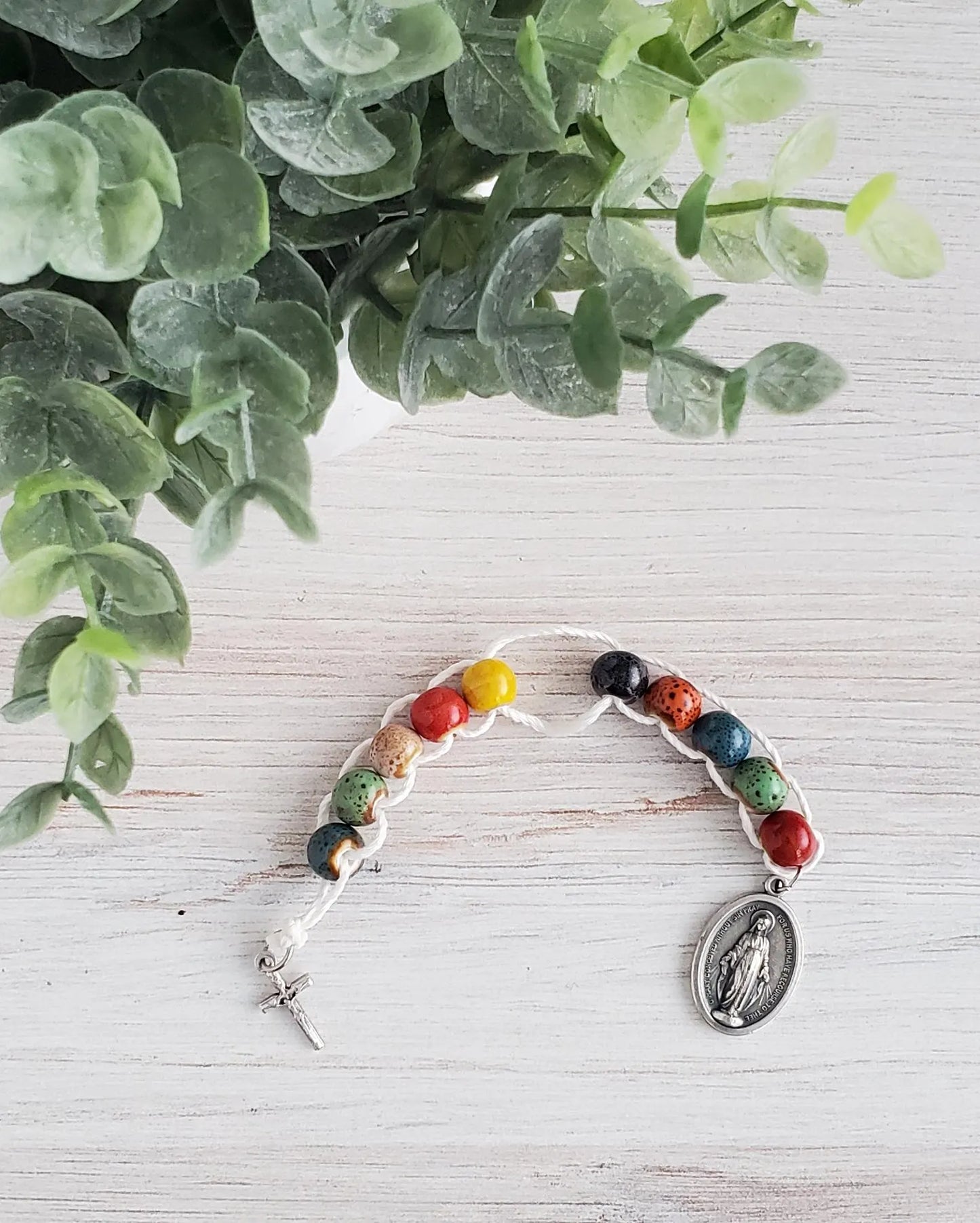 Rainbow Ceramic Sacrifice Beads
