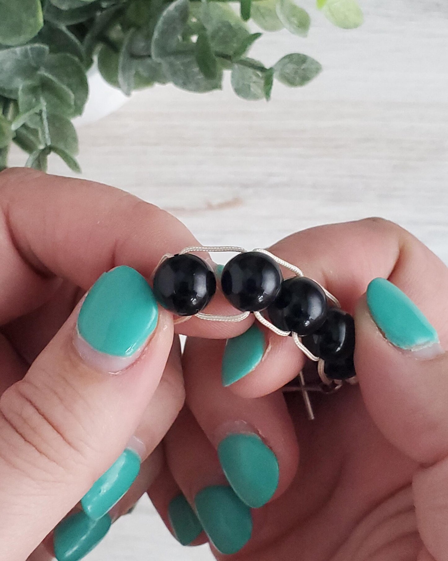 Black Agate Sacrifice Beads