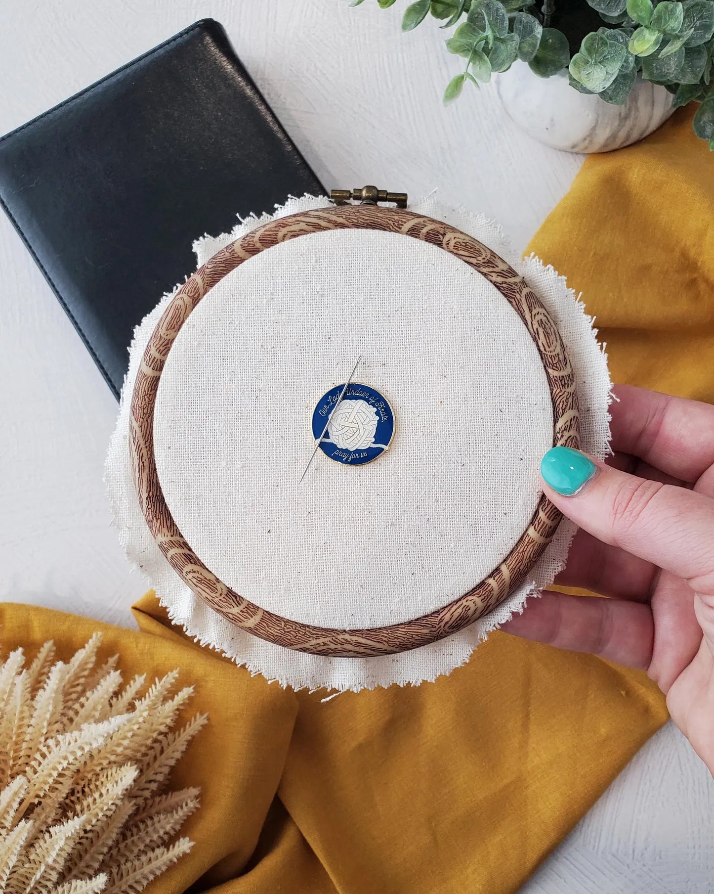 Our Lady Undoer of Knots Needle Minder