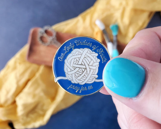 Our Lady Undoer of Knots Needle Minder