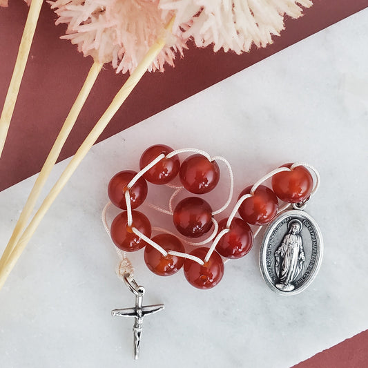 Red Agate Sacrifice Beads