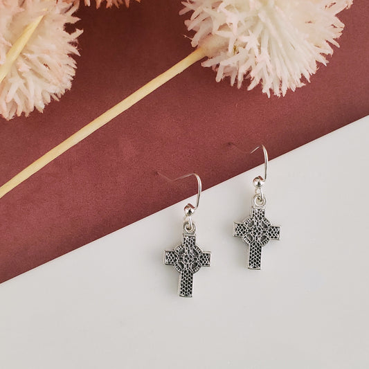 Celtic Cross Earrings