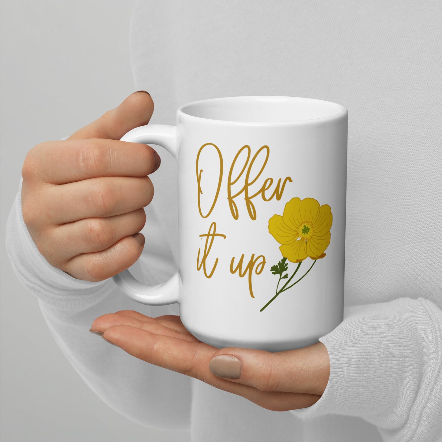 Offer It Up Mug 15 oz