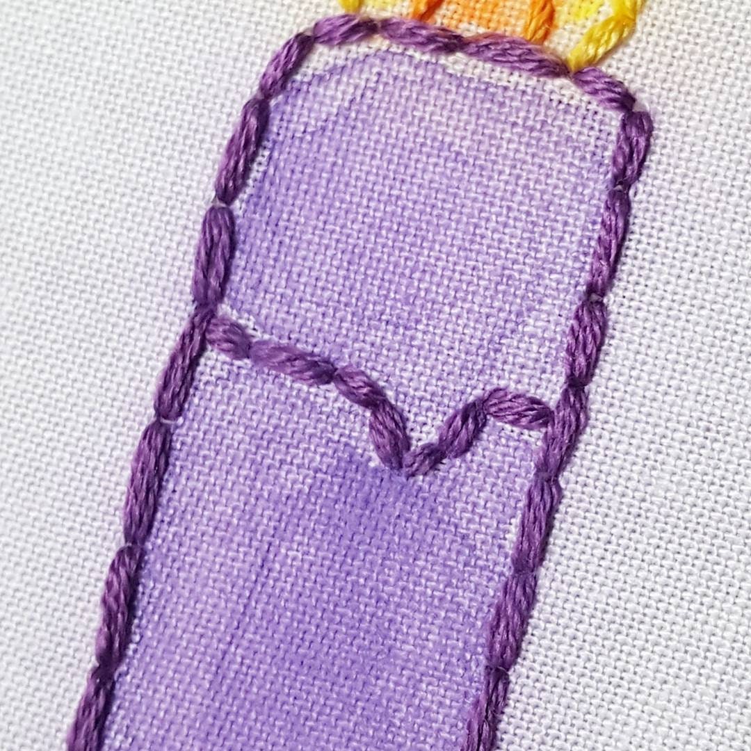 Advent Candles PDF Embroidery Pattern