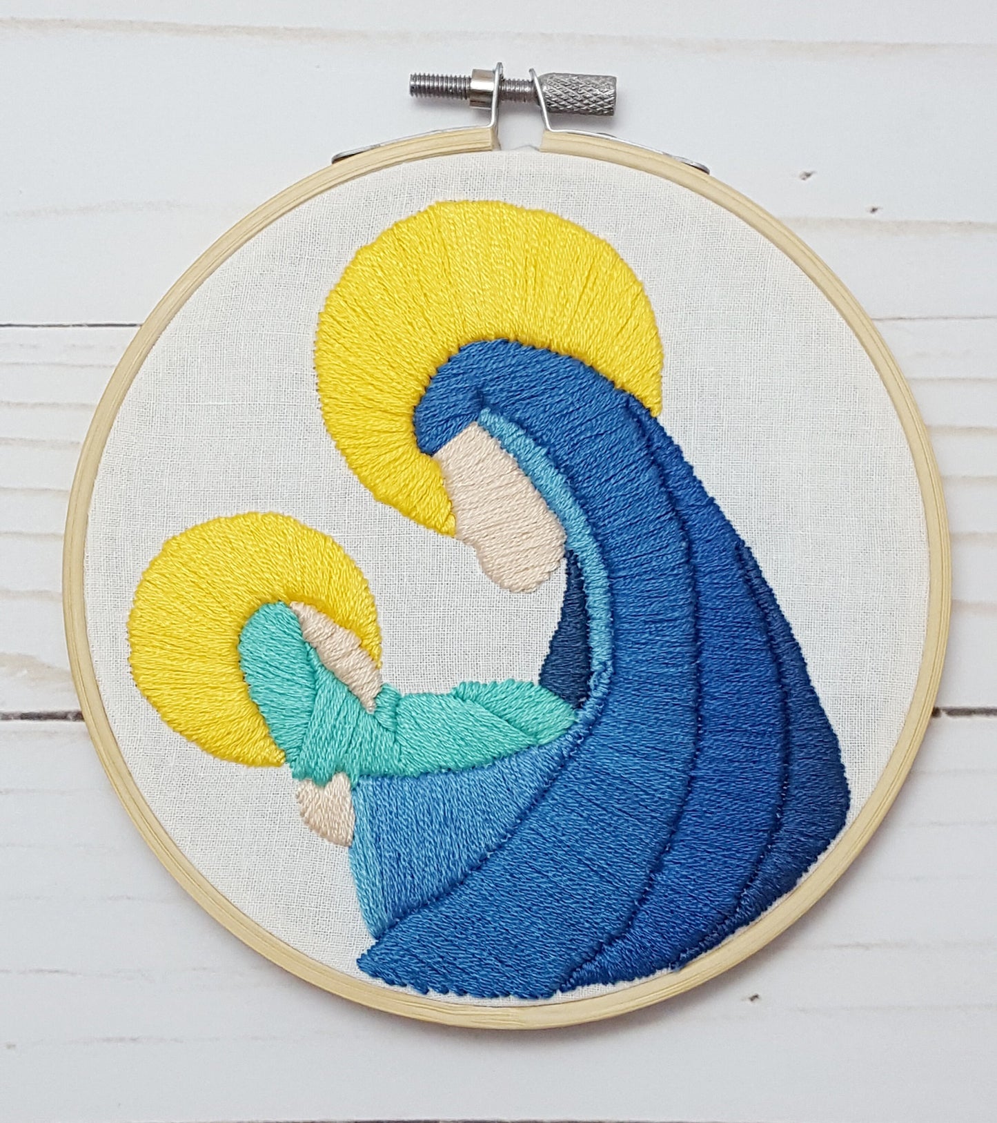 Madonna and Child PDF Embroidery Pattern