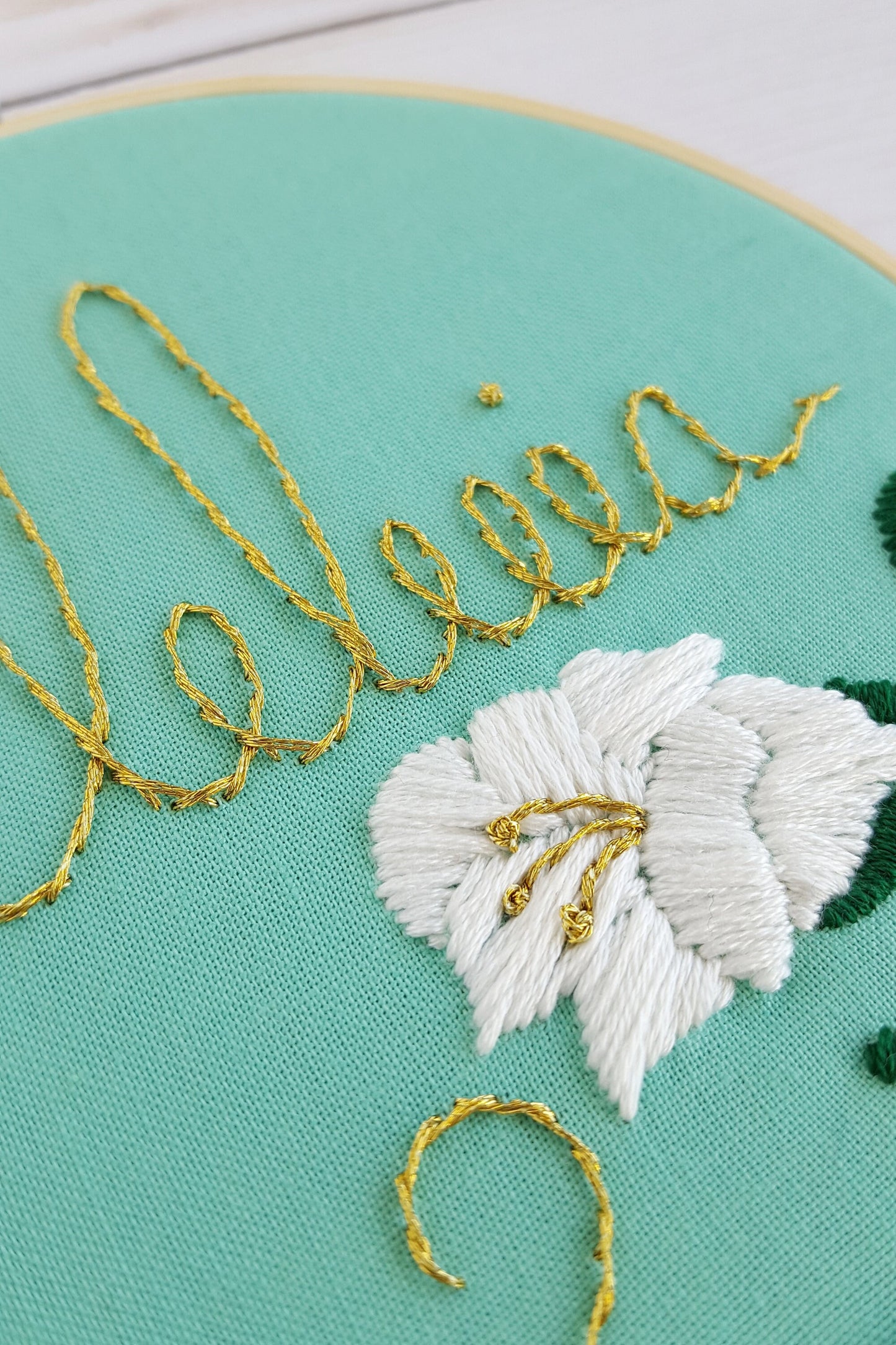 PDF Alleluia Embroidery Pattern