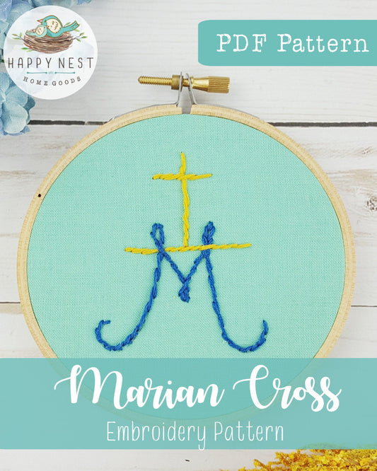Marian Cross PDF Embroidery Pattern
