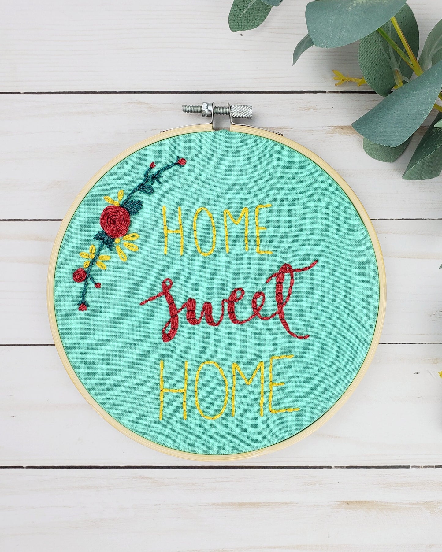 PDF Home Sweet Home Embroidery Pattern