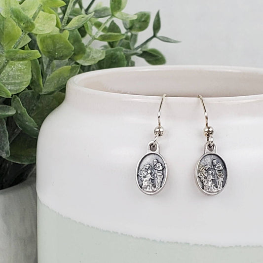 Holy Family Earrings