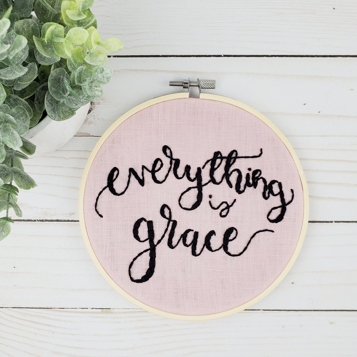 PDF Everything is Grace Embroidery Pattern