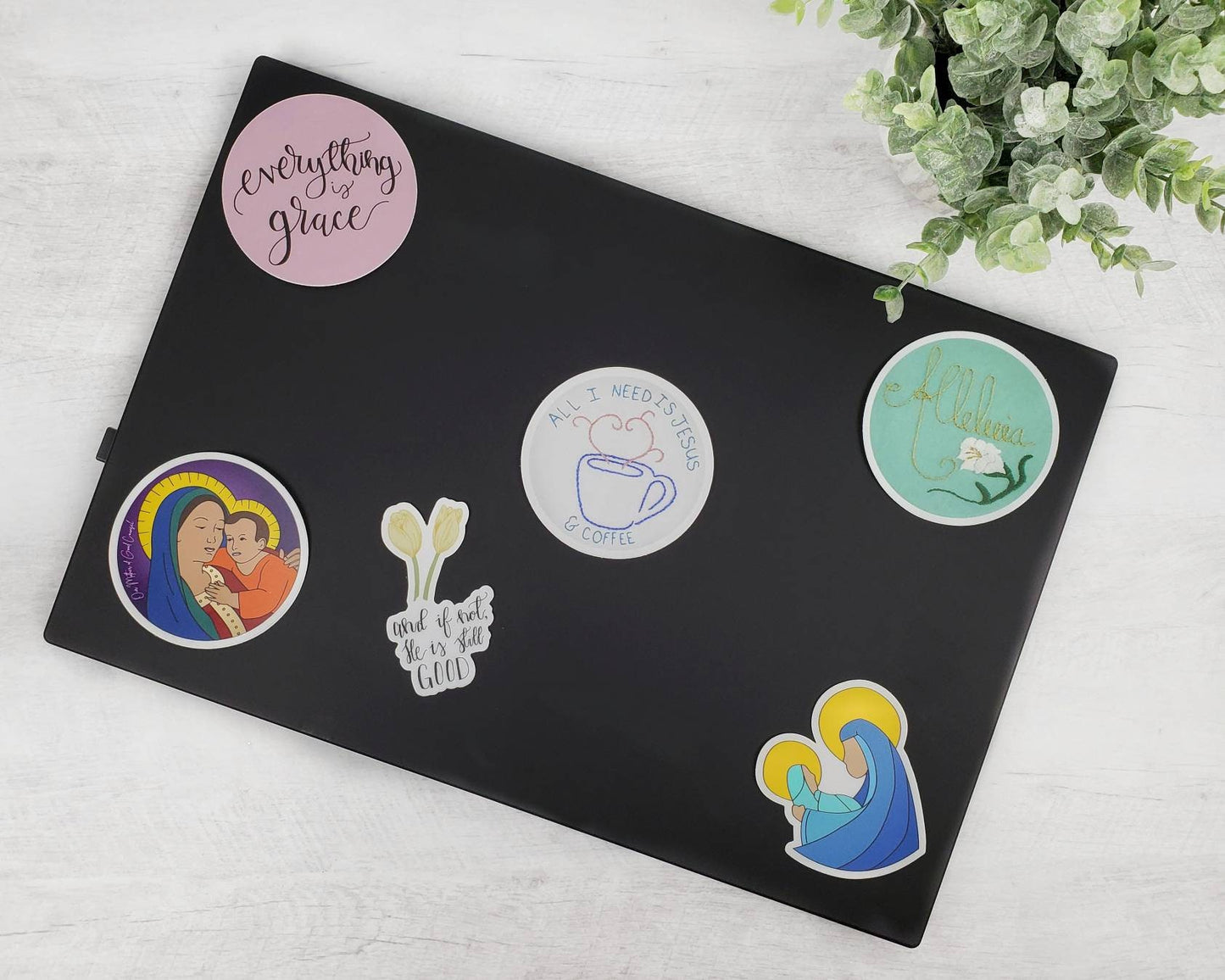Madonna and Child Vinyl Sticker