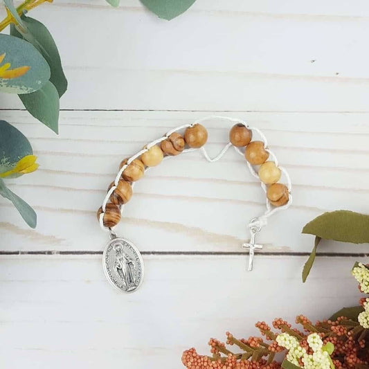 Sacrifice Beads Olive Wood Bethlehem Wooden Prayer Bead