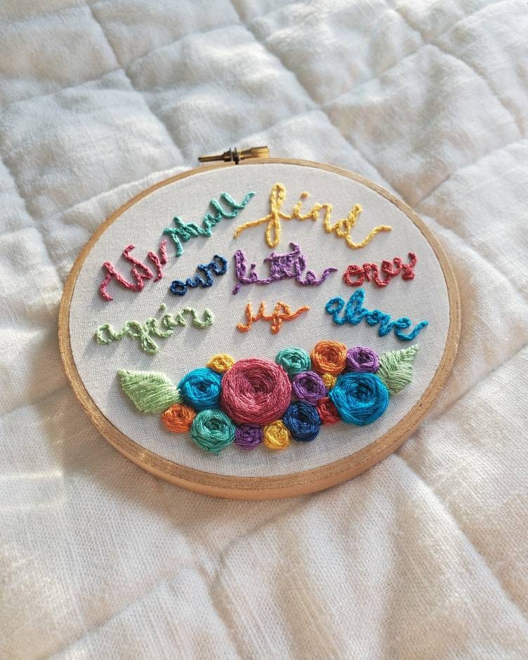PDF We Shall Find Our Little Ones Again Up Above Embroidery Pattern