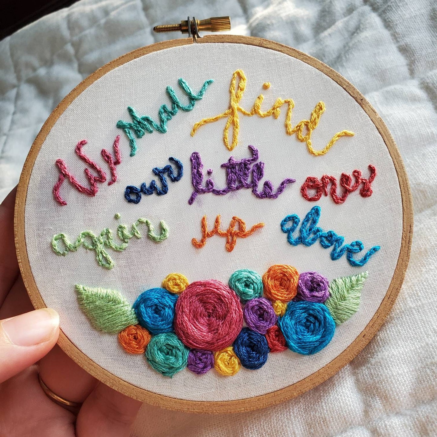 PDF We Shall Find Our Little Ones Again Up Above Embroidery Pattern