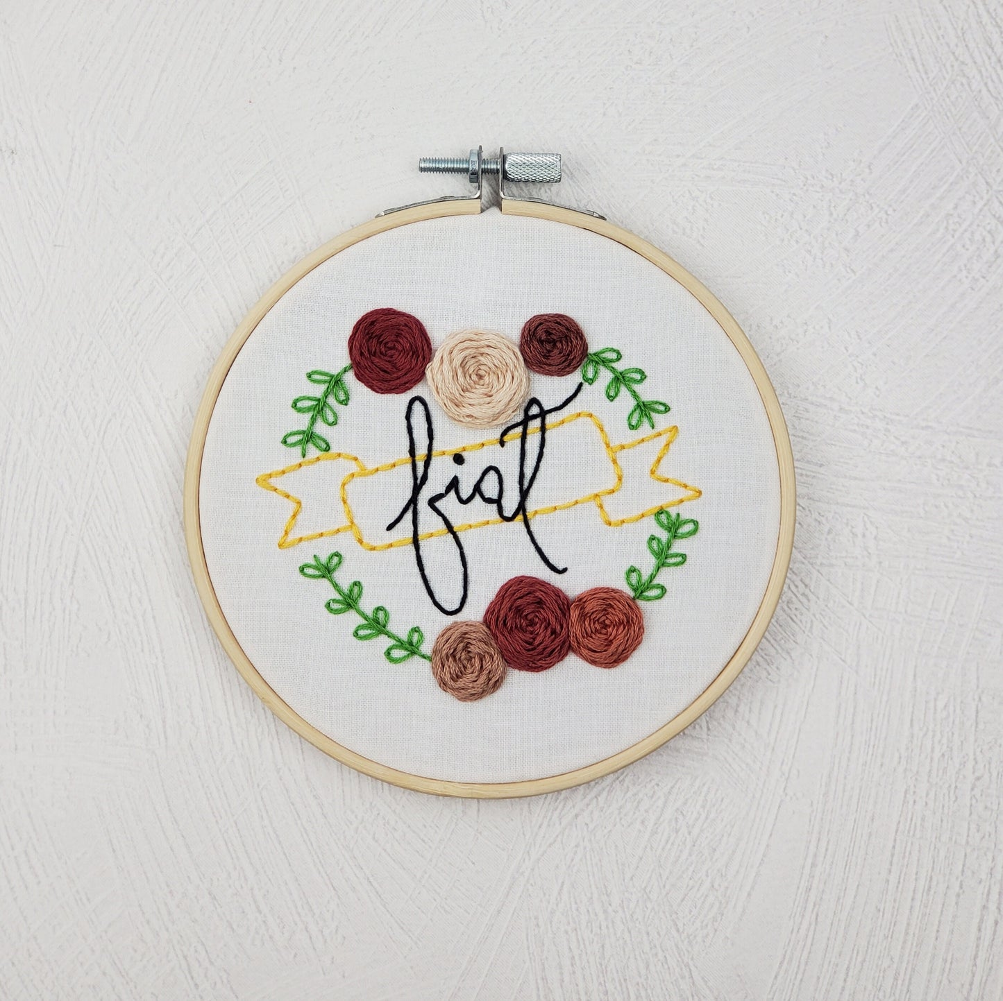 Fiat Floral Embroidery Kit