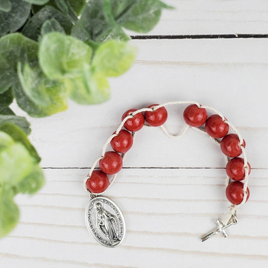 Sacrifice Beads Red Ceramic Bead